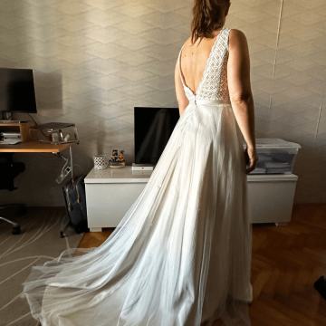 Poročna obleka Arcada (Bianco Evento)