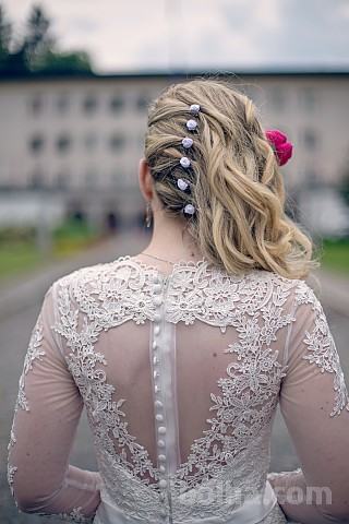 Poročna obleka št.38 (36 -40) višina neveste 170 -175cm