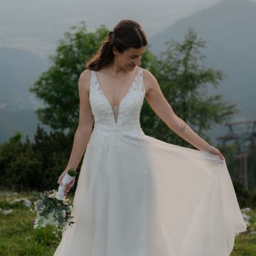 Pronovias Kerberos poročna obleka