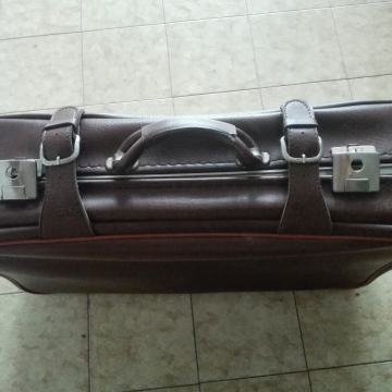 Kovček retro, usnjen