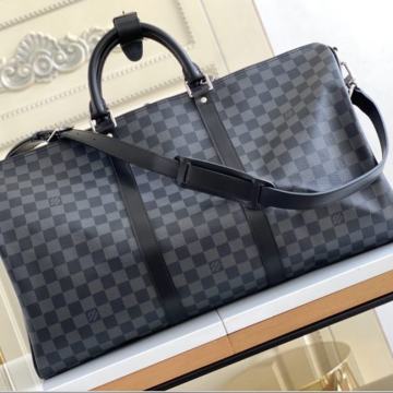 LOUIS VUITTON POTNA TORBA DAMIER ČRNO-SIVA  PRAVO 100% USNJE NOVA