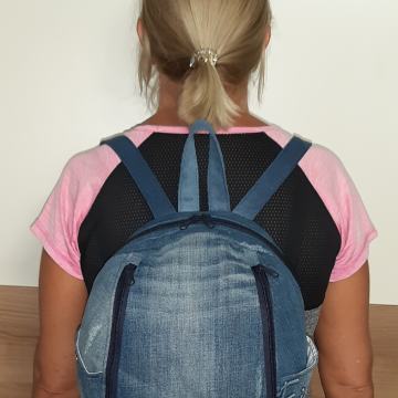 Nahrbtnik jeans ( unikat )