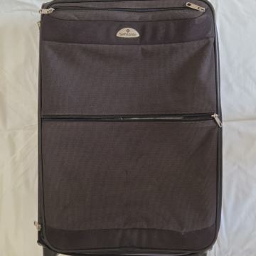 SAMSONITE VELIK POTOVALNI KOVČEK – ČRN, KAKOVOSTEN, TRPEŽEN