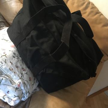Us army vintage gym bag large črna