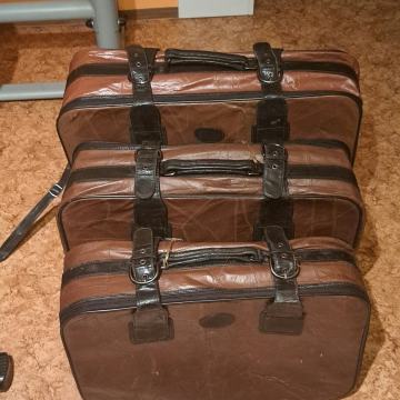 Usnjeni potovalni kovčki