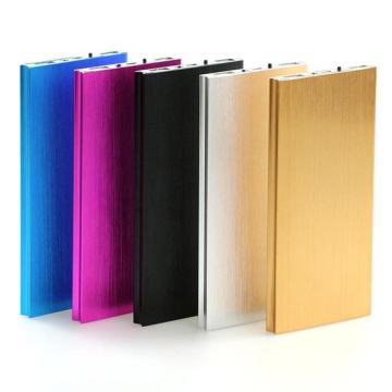 USB 2x powerbank 20000mAh + LED svetilka SLIM črn