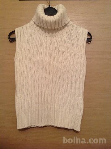ŽENSKI PULI BREZ ROKAVOV, BEL, VEL.M (mad's)