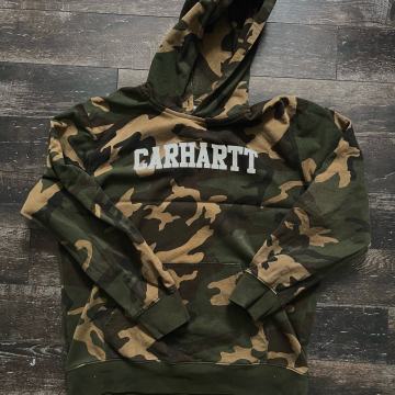 CARHARTT Camo pulover/hoodie (št. XL)