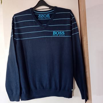 HUGO BOSS  MODER BOMBAŽNI PULOVER XL