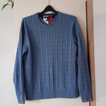 TOMMY HILFIGER  MODER PLETEN PULOVER M/L