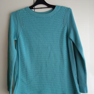 BARBOUR NOV TURKIZNI PLETEN PULOVER 38/40