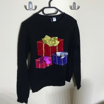 Božični praznični pulover - darila Xs