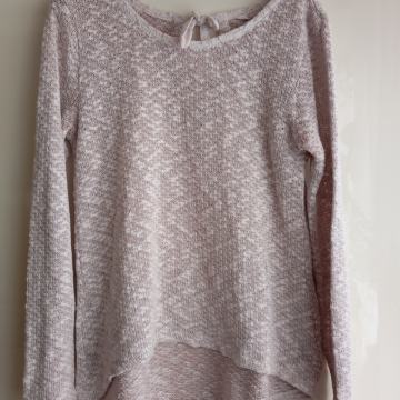 CLOCKHOUSE ROZA PULOVER S SREBRNIMI NITKAMI S/M