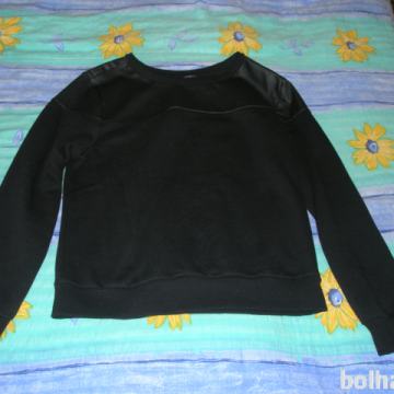H&M črn pulover, št. XS