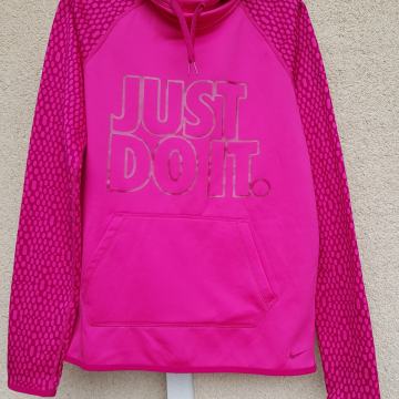 NIKE TERMA FIT PINKI PULOVER S KAPUCO S/M