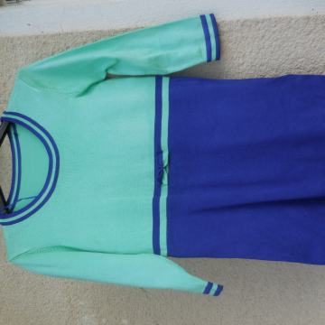 NOV ZELENO MODER  PULOVER S/M