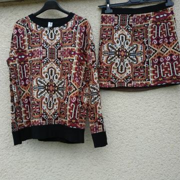 PULL&BEAR PLETEN KPL KRILO/PULOVER S/M