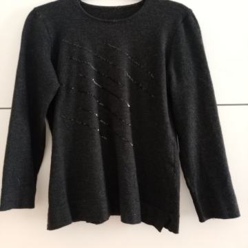 Pulover iz merino volne in kašmirja, zelo topel, velikost S