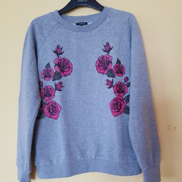 SIVO CVETLIČNI PULOVER S/M