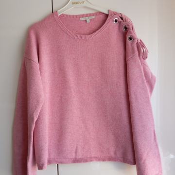 TOM TAILOR ROZA PLETEN PULOVER S/M/L