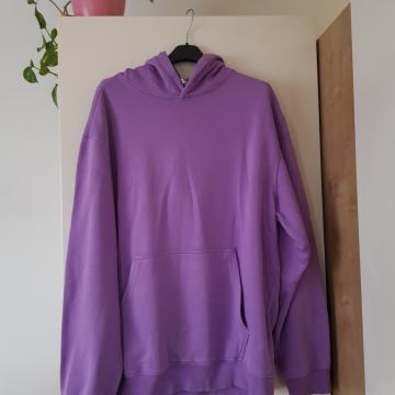 WEEKDAY VIJOLČEN PULOVER S KAPUCO M/L