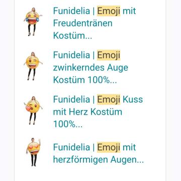 4 x maska EMOJI