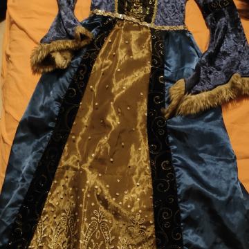 kostum kraljica kraljična princeska dama