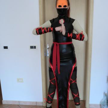 NINJA, pustni kostum, pust,maska