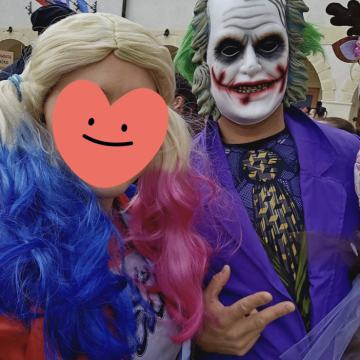 Pustni kostum HARLEY QUINN