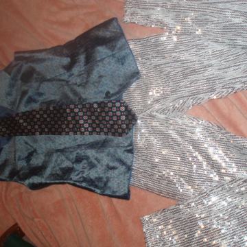 Pustni kostum za odrasle-svetleč, vel S-M