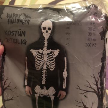 Pustni kostum okostnjak-za odraslega:NOVO!