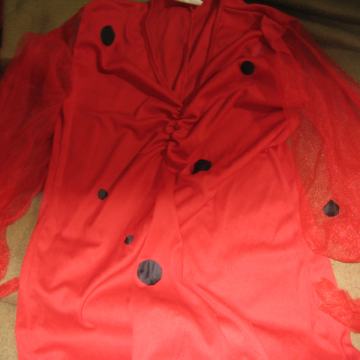 Pustni kostum PIKAPOLONICA, VEL.S-M, odrasli