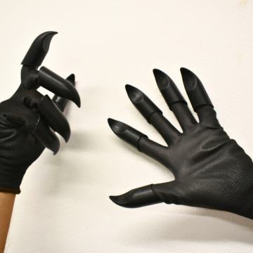 Rokavice Parkelj Krampus - črne