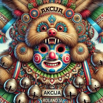 Komplet MALI KURENT - komplet 5 zvoncev za pustovanje