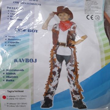 Kostum kavboj 110/116