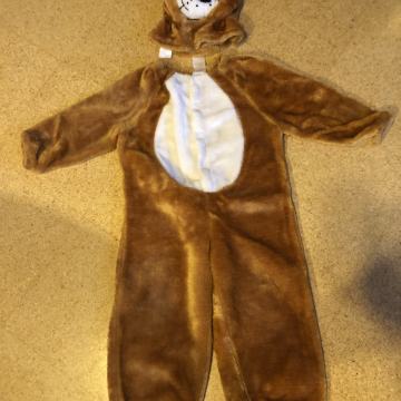 Pustni kostum LEV maškara kosmaten