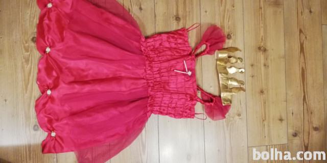 Obleka 5-6 let s krono