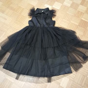 Obleka pustni kostum wednesday adamsovi