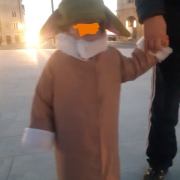 otroski kostum Baby Yoda 3-4leta