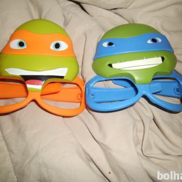 Pustni dodatek, maska-očala za ninjo želvo