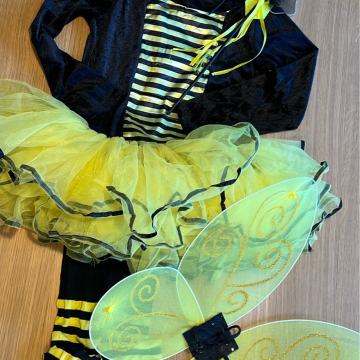 Pustni kostum čebeljica, 140 cm