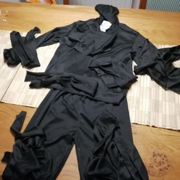 Pustni kostum črna ninja