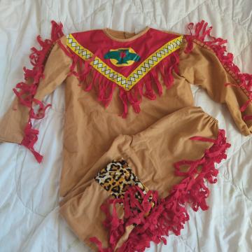 pustni kostum indijanec, ninja, zajček, transformer od 4do 8 let