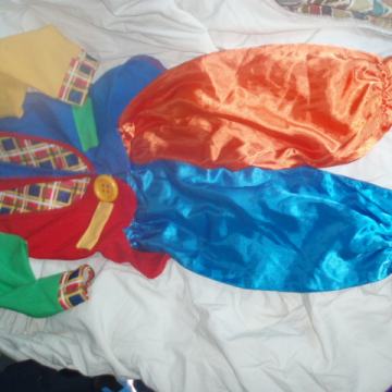 Pustni kostum KLOVN, VEL 3-5LET