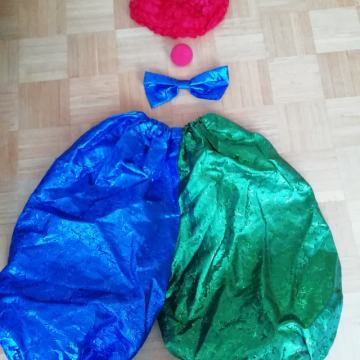 Pustni kostum za klovna, uporaben tudi za druge maske