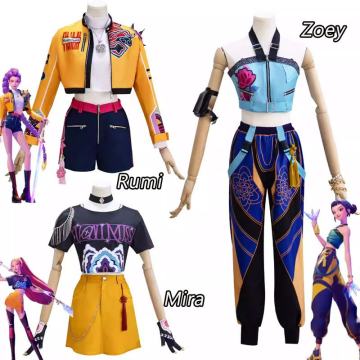 PUSTNI KOSTUM KPOP DEMON HUNTERS RUMI,ZOEY,MIRA - 3 ali 4 delni