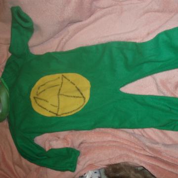 Pustni kostum NINJA ŽELVA, VEL.2-3 LETA, DOLZINA PAJACA 80CM