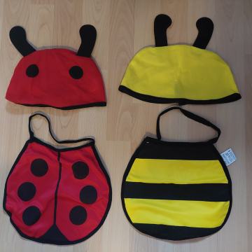 Pustni kostum čebelica za dojenčke do 2 let