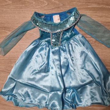 Pustni kostum princesa Elza, velikost 92-98-104