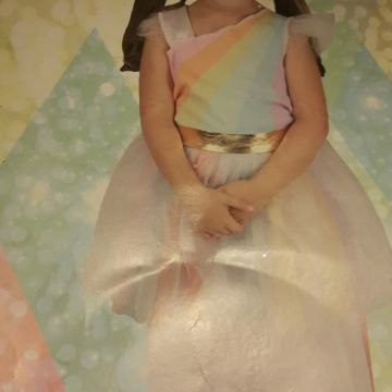 Pustni oblačilo, kostum samoroginja: 6-8 let:NOVO!!